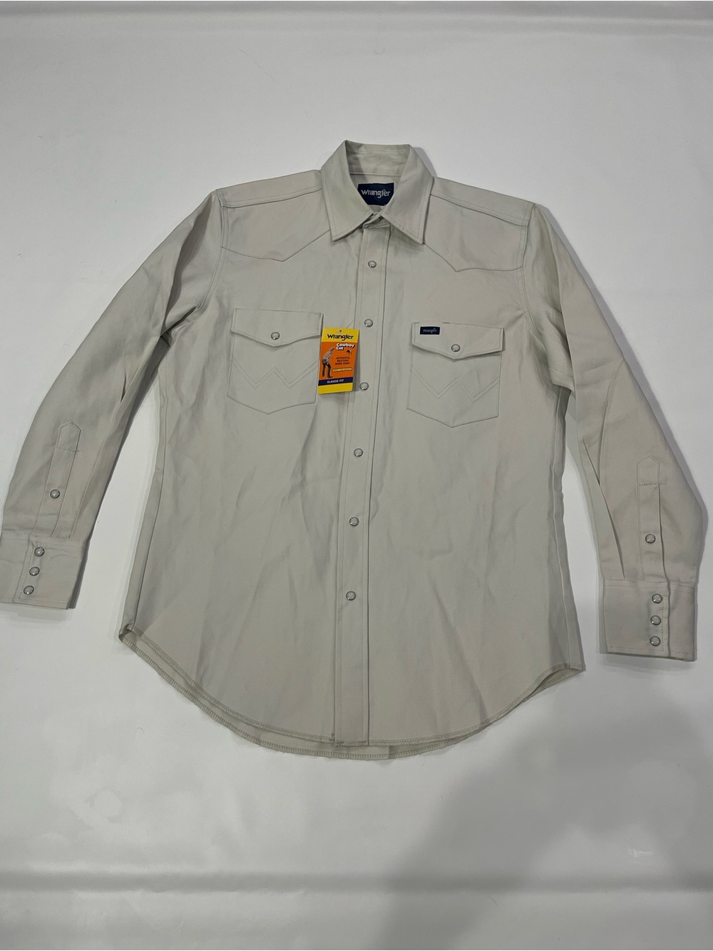 Wrangler Cowboy Cut Men's M Classic Fit Beige Cotton Twill, New W/Tags SKU#0604